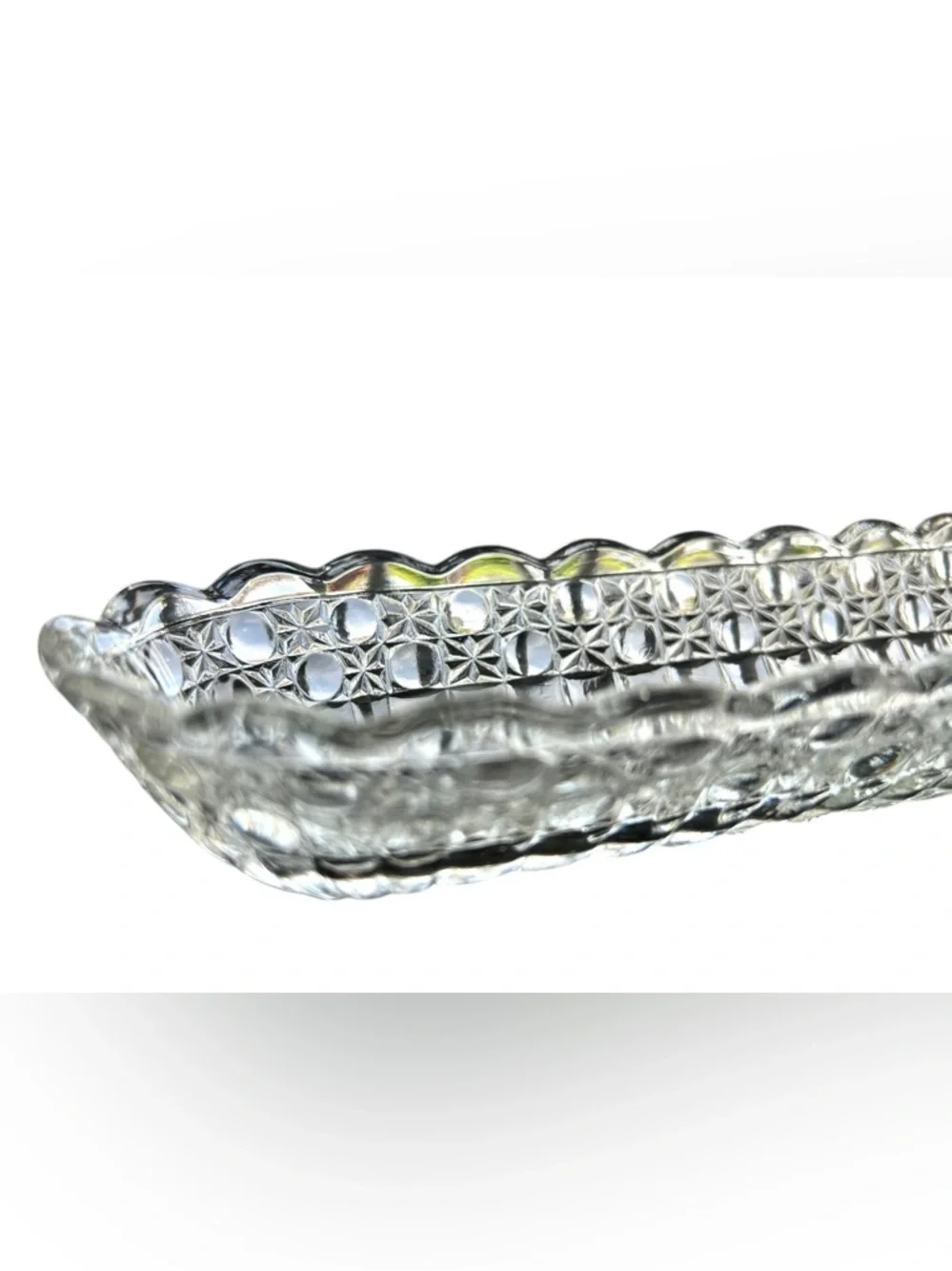 Avon “Sunny Lemon” Crystal Soap Dish Set 🍋
